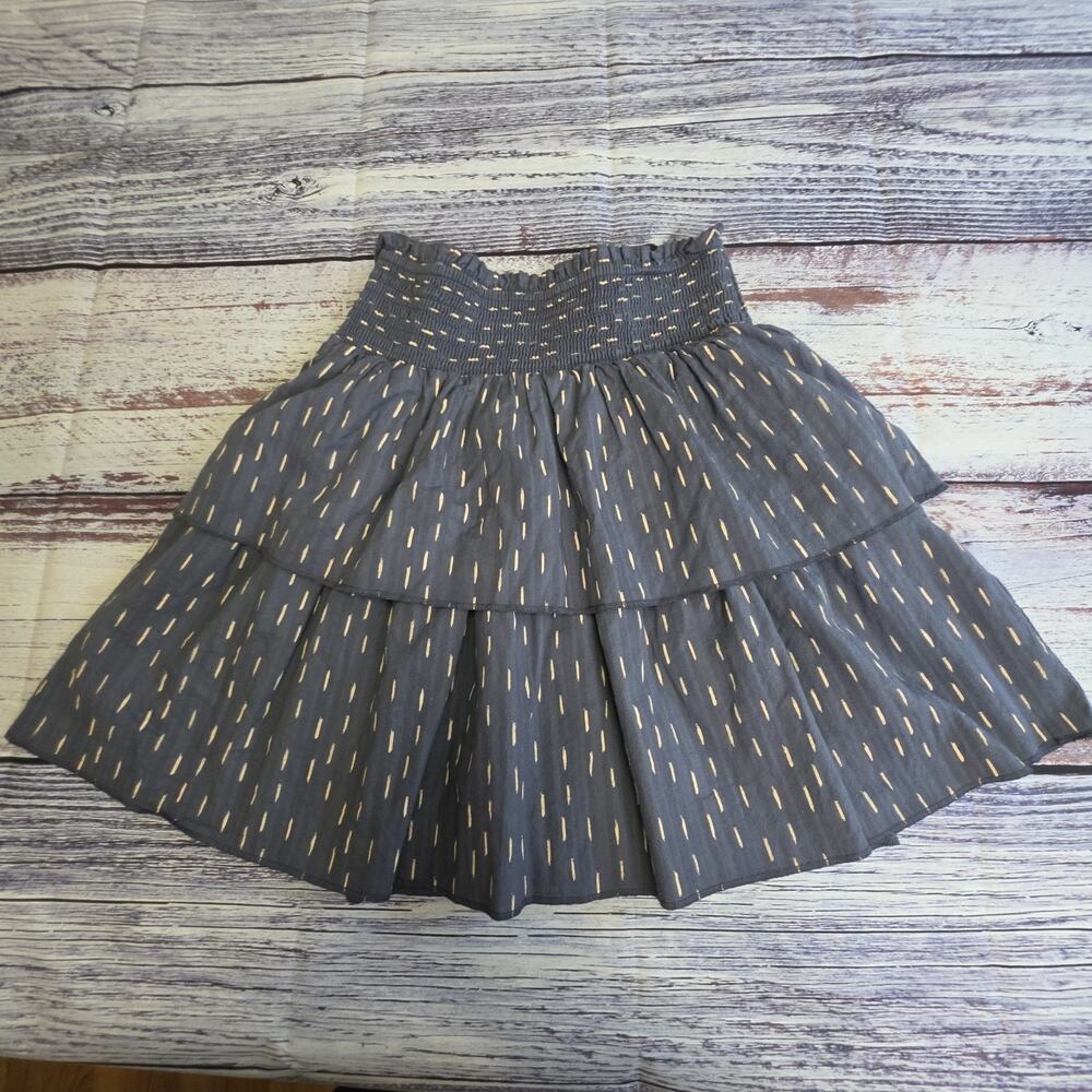 Universal Thread Smocked Tier Ruffle Mini Skirt Preppy Casual Festival Size Sm